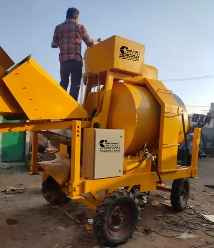 RMC Mixing Mobile Batching Plant side view